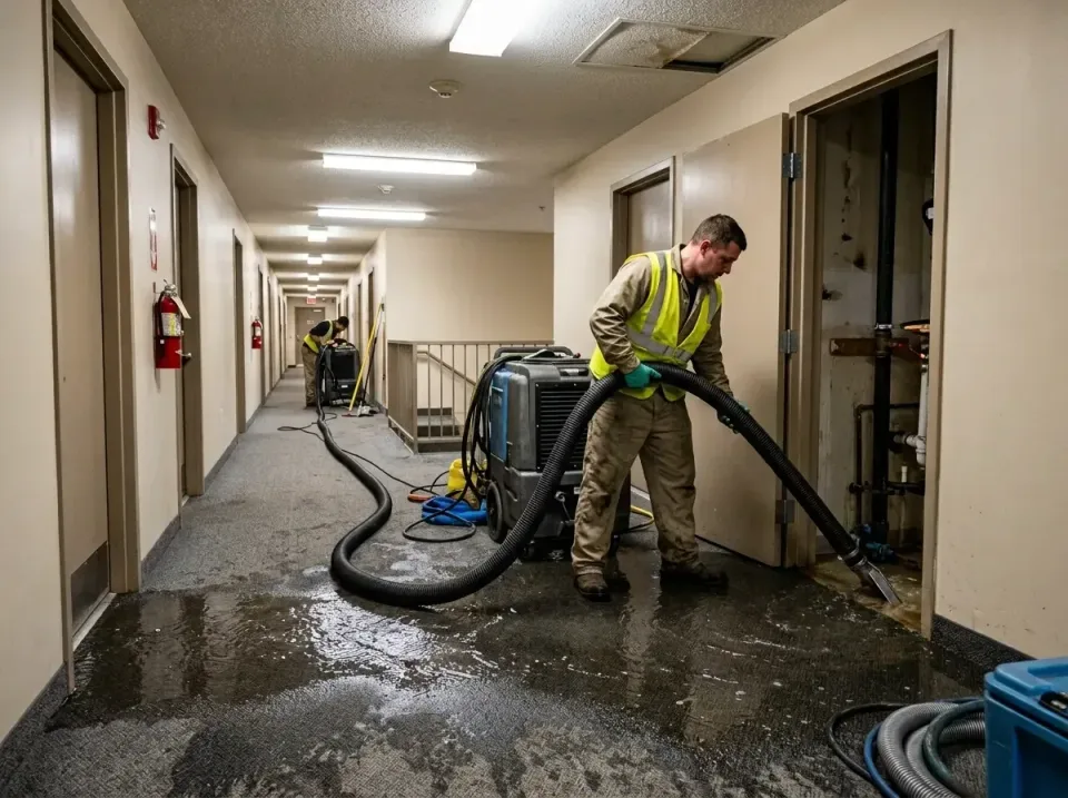 multi-unit-apartment-hallway-f-005 — frequently asked questions, Emergency Burst Pipe Water Extraction & Removal in Hokendau…